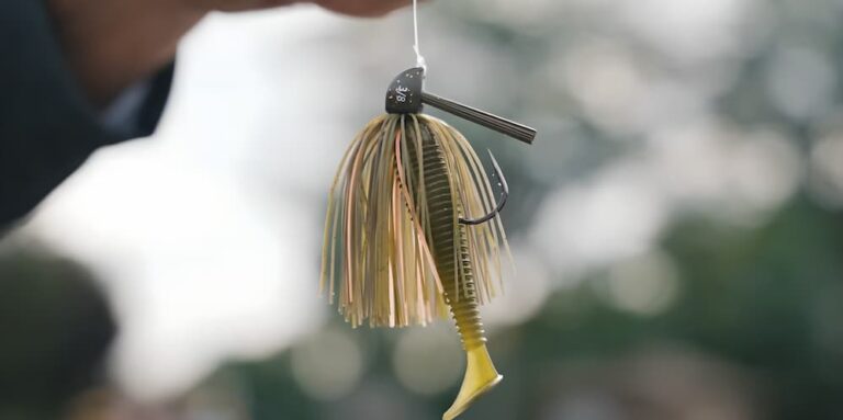 Strike King Tour Grade Skipping Jig – 1/2 Oz White Bass Fishing Lure