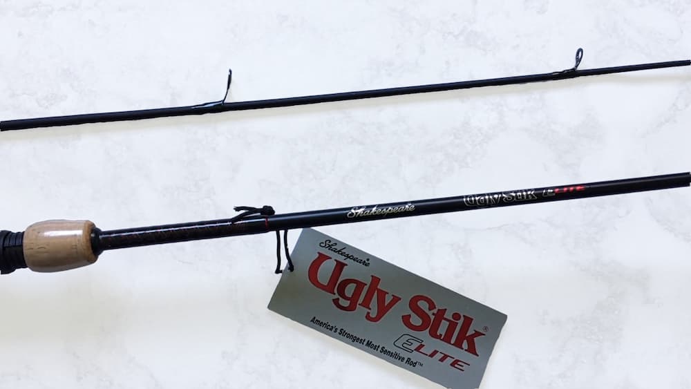 Ugly Stik Elite Spinning Fishing Rod 6'6- Ultra Light - 2pc