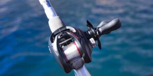 Up close picture of the Daiwa Fuego CT