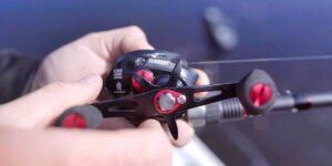 Man fishing with the Piscifun Torrent casting reel