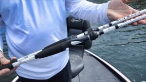 Man holding 2 Veritas rods
