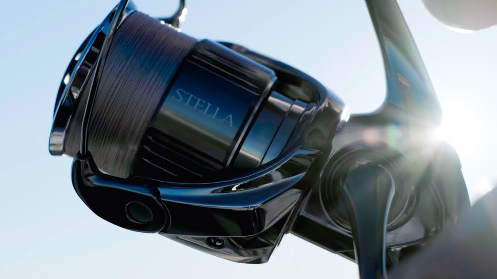 Serenely spinning the Stella FK Spinning Reel.
