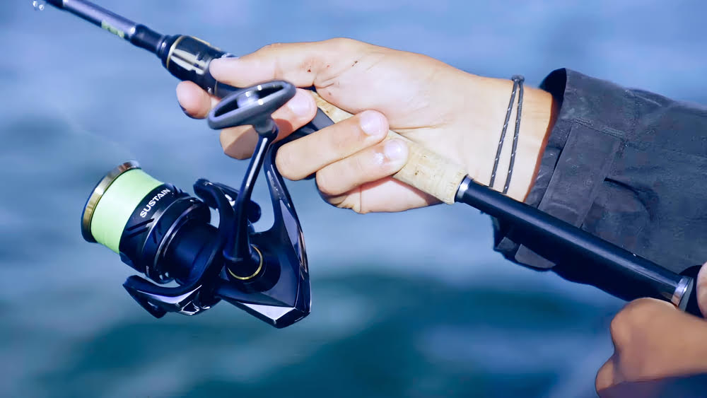 Sustain FJ Spinning Reel by Shimano.