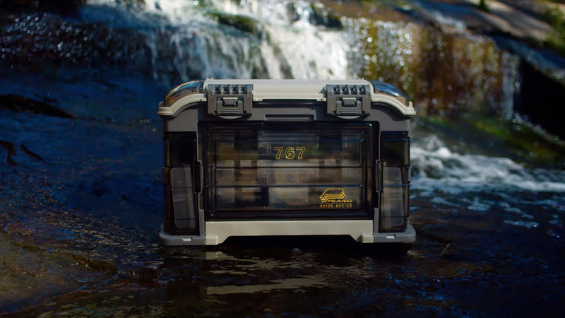 Plano 767 angled tackle box with waterproof design