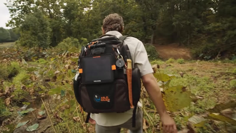 Wild River Tackle Tek Nomad lighted backpack, designed for fishing gear storage and organization